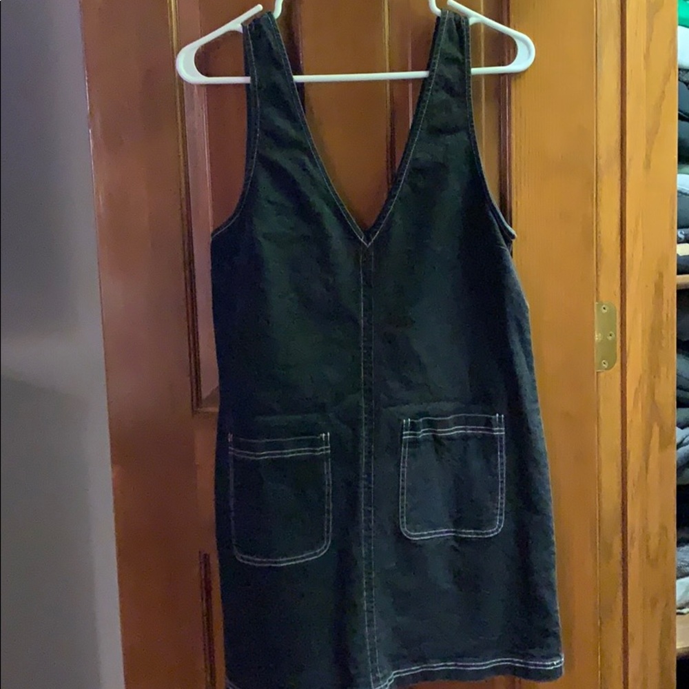 black denim dress